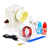Maxbell Fishing Rod Building Winding Tool Portable Rod Wrapping Equipment Epoxy Rack 30g Transparent