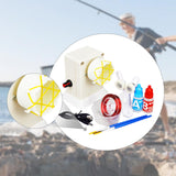 Maxbell Fishing Rod Building Winding Tool Portable Rod Wrapping Equipment Epoxy Rack 30g Transparent