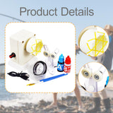Maxbell Fishing Rod Building Winding Tool Portable Rod Wrapping Equipment Epoxy Rack 30g black