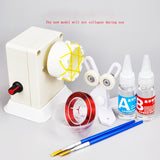 Maxbell Fishing Rod Building Winding Tool Portable Rod Wrapping Equipment Epoxy Rack 60g Transparent