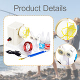 Maxbell Fishing Rod Building Winding Tool Portable Rod Wrapping Equipment Epoxy Rack 60g Transparent