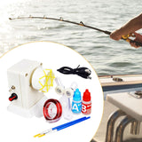 Maxbell Fishing Rod Building Winding Machine Equipment Portable Easy to Use Supplies 30g transparent