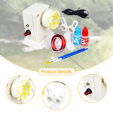 Maxbell Fishing Rod Building Winding Machine Equipment Portable Easy to Use Supplies 30g transparent