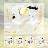 Maxbell Fishing Rod Building Winding Machine Equipment Portable Easy to Use Supplies 30g black