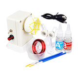 Maxbell Fishing Rod Building Winding Machine Equipment Portable Easy to Use Supplies 60g transparent