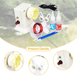 Maxbell Fishing Rod Building Winding Machine Equipment Portable Easy to Use Supplies 60g transparent
