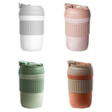 Maxbell Insulated Coffee Tumbler Stainless Steel 400ml for Gym Winter Outdoor Sports white