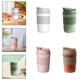 Maxbell Insulated Coffee Tumbler Stainless Steel 400ml for Gym Winter Outdoor Sports white