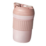 Maxbell Insulated Coffee Tumbler Stainless Steel 400ml for Gym Winter Outdoor Sports pink