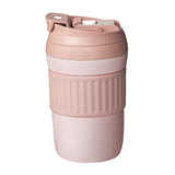 Maxbell Insulated Coffee Tumbler Stainless Steel 400ml for Gym Winter Outdoor Sports pink