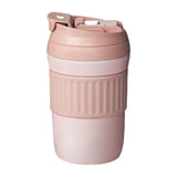 Maxbell Insulated Coffee Tumbler Stainless Steel 400ml for Gym Winter Outdoor Sports pink