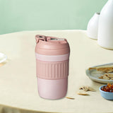 Maxbell Insulated Coffee Tumbler Stainless Steel 400ml for Gym Winter Outdoor Sports pink