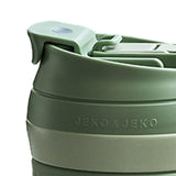 Maxbell Insulated Coffee Tumbler Stainless Steel 400ml for Gym Winter Outdoor Sports green