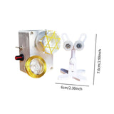 Maxbell Fishing Rod Building Winding Machine Portable for Epoxy Dry Support Stand