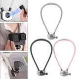 Maxbell Selfie Neck Holder Mount Versatile Adjustable for Action Cameras Accessories Grey