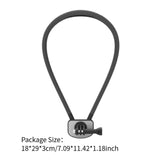 Maxbell Selfie Neck Holder Mount Versatile Adjustable for Action Cameras Accessories Black