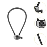 Maxbell Selfie Neck Holder Mount Versatile Adjustable for Action Cameras Accessories Black