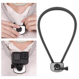 Maxbell Selfie Neck Holder Mount Versatile Adjustable for Action Cameras Accessories Black