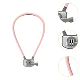 Maxbell Selfie Neck Holder Mount Versatile Adjustable for Action Cameras Accessories Pink