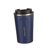 Maxbell Vacuum Insulated Tumbler 380ml Portable Leakproof Stainless Steel Travel Mug Blue