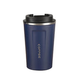 Maxbell Vacuum Insulated Tumbler 380ml Portable Leakproof Stainless Steel Travel Mug Blue