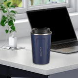 Maxbell Vacuum Insulated Tumbler 380ml Portable Leakproof Stainless Steel Travel Mug Blue