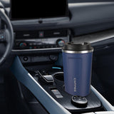 Maxbell Vacuum Insulated Tumbler 380ml Portable Leakproof Stainless Steel Travel Mug Blue