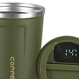 Maxbell Vacuum Insulated Tumbler 380ml Portable Leakproof Stainless Steel Travel Mug Green