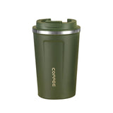 Maxbell Vacuum Insulated Tumbler 380ml Portable Leakproof Stainless Steel Travel Mug Green