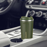 Maxbell Vacuum Insulated Tumbler 380ml Portable Leakproof Stainless Steel Travel Mug Green
