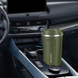 Maxbell Vacuum Insulated Tumbler 380ml Portable Leakproof Stainless Steel Travel Mug Green