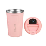 Maxbell Vacuum Insulated Tumbler 380ml Portable Leakproof Stainless Steel Travel Mug Pink