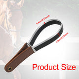 Maxbell Horse Sweat Scraper Care Tool Brush for Livestock Equine Equestrian Supplies