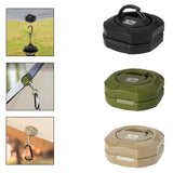 Maxbell Magnetic Hook for Canopy Portable Tent Light Hook for Picnic Fishing Tenting Black