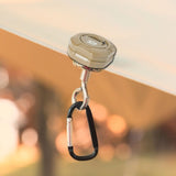 Maxbell Magnetic Hook for Canopy Portable Tent Light Hook for Picnic Fishing Tenting Khaki
