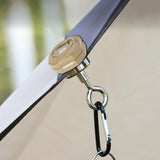 Maxbell Magnetic Hook for Canopy Portable Tent Light Hook for Picnic Fishing Tenting Khaki