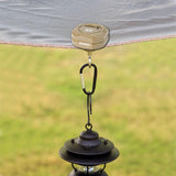 Maxbell Magnetic Hook for Canopy Portable Tent Light Hook for Picnic Fishing Tenting Khaki