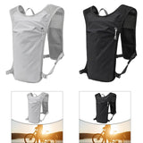 Maxbell Running Hydration Vest Backpack Adjustable Daypack for Hiking Riding Camping Gray