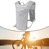 Maxbell Running Hydration Vest Backpack Adjustable Daypack for Hiking Riding Camping Gray
