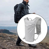Maxbell Running Hydration Vest Backpack Adjustable Daypack for Hiking Riding Camping Gray