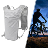Maxbell Running Hydration Vest Backpack Adjustable Daypack for Hiking Riding Camping Gray