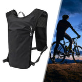 Maxbell Running Hydration Vest Backpack Adjustable Daypack for Hiking Riding Camping Black