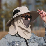 Maxbell Mens Fishing Cap Breathable Foldable Beach Cap for Hiking Gardening Climbing