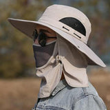 Maxbell Mens Fishing Cap Breathable Foldable Beach Cap for Hiking Gardening Climbing
