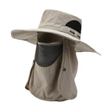 Maxbell Mens Fishing Cap Breathable Foldable Beach Cap for Hiking Gardening Climbing
