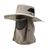 Maxbell Mens Fishing Cap Breathable Foldable Beach Cap for Hiking Gardening Climbing