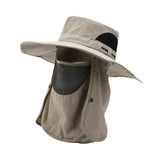 Maxbell Mens Fishing Cap Breathable Foldable Beach Cap for Hiking Gardening Climbing