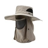 Maxbell Mens Fishing Cap Breathable Foldable Beach Cap for Hiking Gardening Climbing