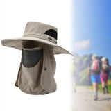 Maxbell Mens Fishing Cap Breathable Foldable Beach Cap for Hiking Gardening Climbing