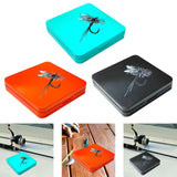 Maxbell Fly Box Fishing Tackle Storage Container Fly Hook Box Fly Fishing Tackle Box Blue